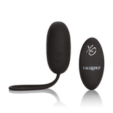 Silicone Remote Rechargeable Egg Black With 12 Vibration Functions and Remote Control BULLETS